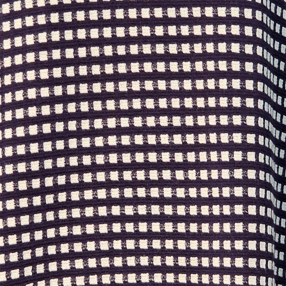 NWT: Tricot Chic Navy & White Checkered Plaid Tunic Dress Made in Italy - Picture 5 of 12